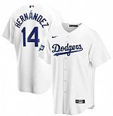 Dodgers 14 Enrique Hernandez White Nike 2020 World Series Champions Cool Base Jersey Dzhi,baseball caps,new era cap wholesale,wholesale hats